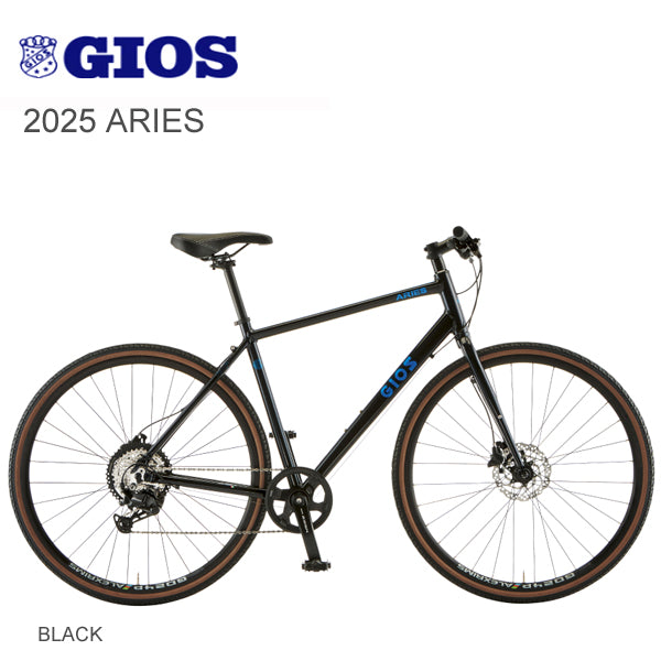 【10%OFF】2025 GIOS ARIES ジオス アリーズ ブラック クロスバイク