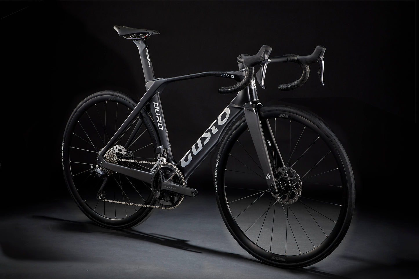 【入荷未定】2025 GUSTO 「グスト」DURO EVO SPORT Black/Black 105