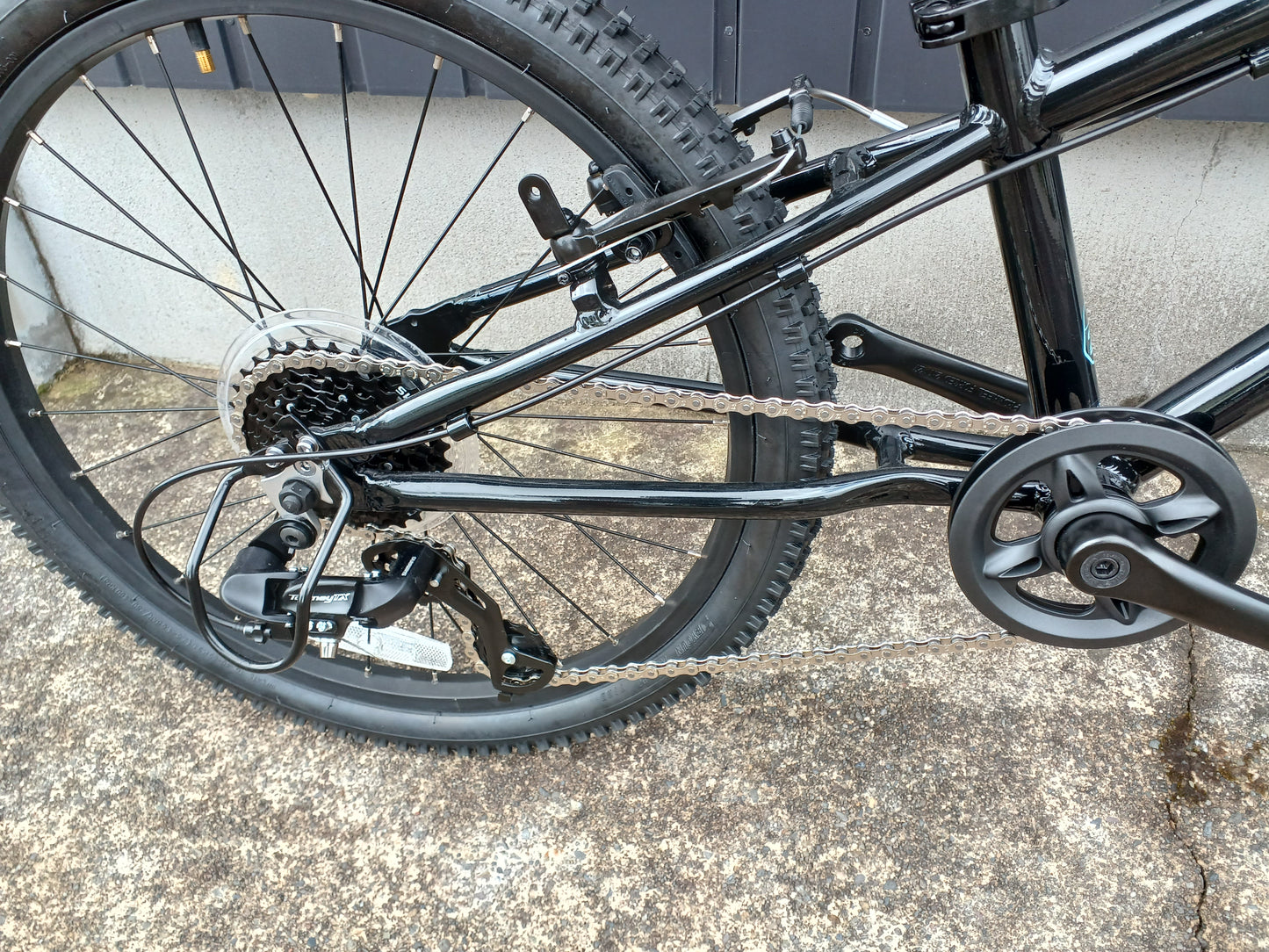 YOTSUBA Cycle ヨツバサイクル ヨツバ ゼロ 22 8スピード 118-140cm オーロラブラック