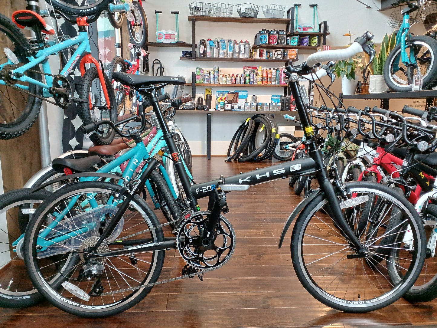 【入荷未定 予約受付中】KHS F-20R (451) マットブラック 折りたたみ自転車