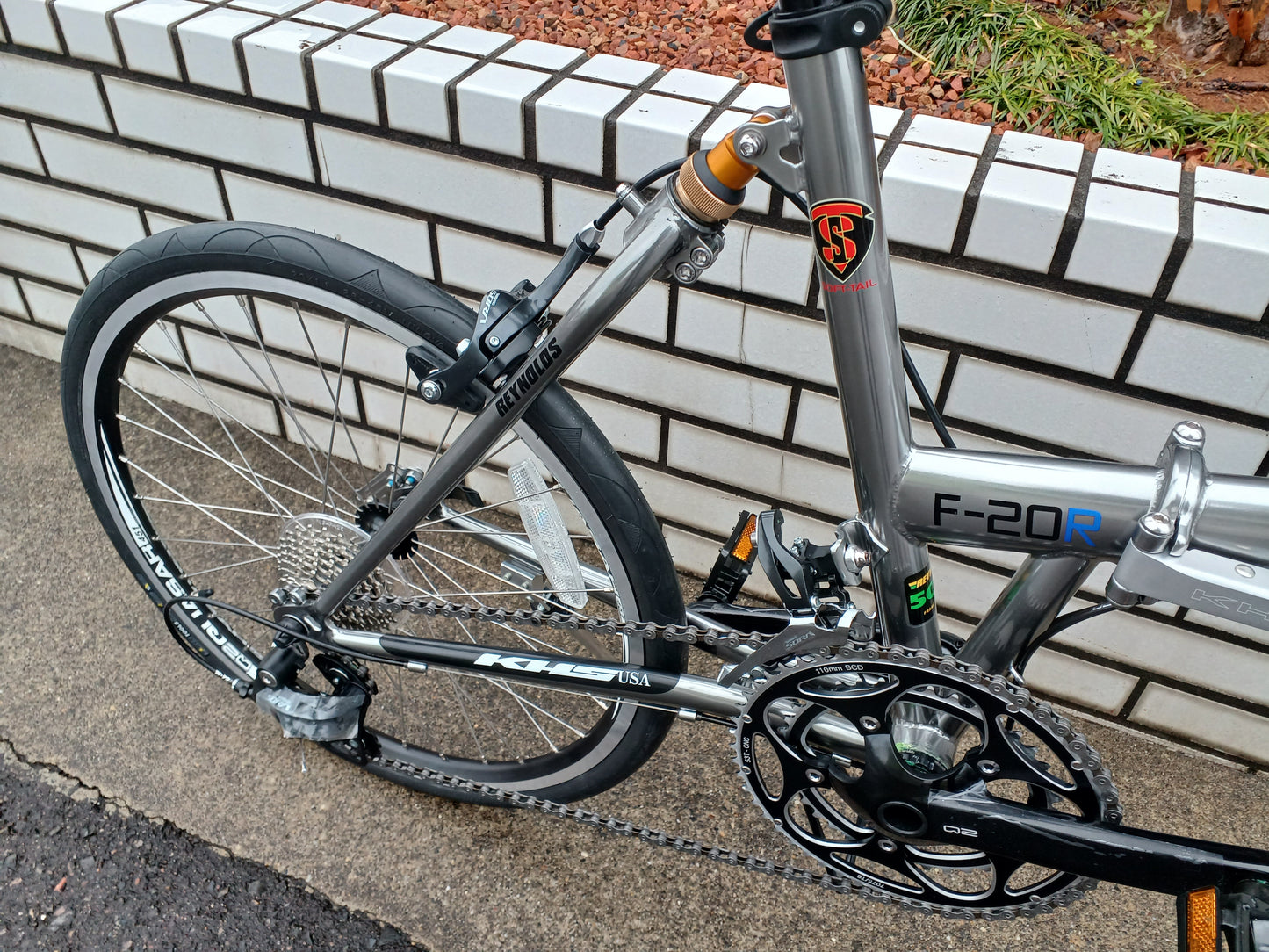 【入荷未定 予約受付中】KHS F-20R (451) クロームシルバー 折りたたみ自転車