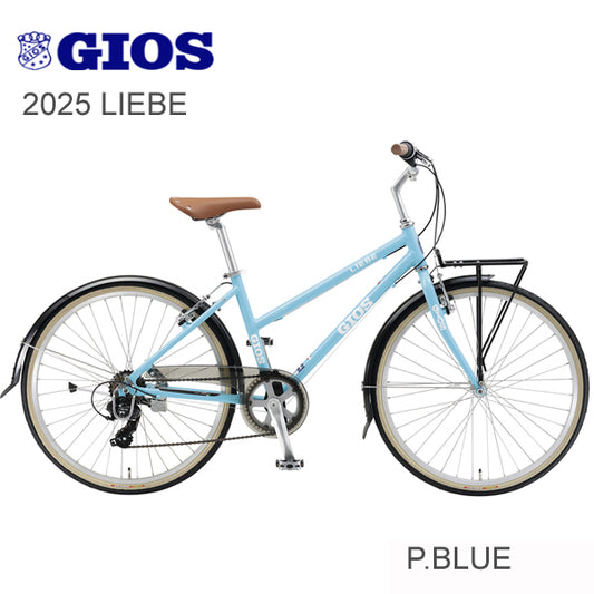 【10%OFF】GIOS LIEBE ジオス リーベ  クロスバイク P ブルー