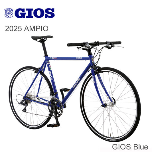 【10%OFF】GIOS ジオス AMPIO アンピーオ フラットバー ロード  gios ブルー 自転車