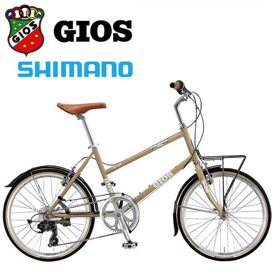 【お取り寄せ商品】GIOS PULMINO ジオス プルミーノ ミニベロ ブラウン 小径車